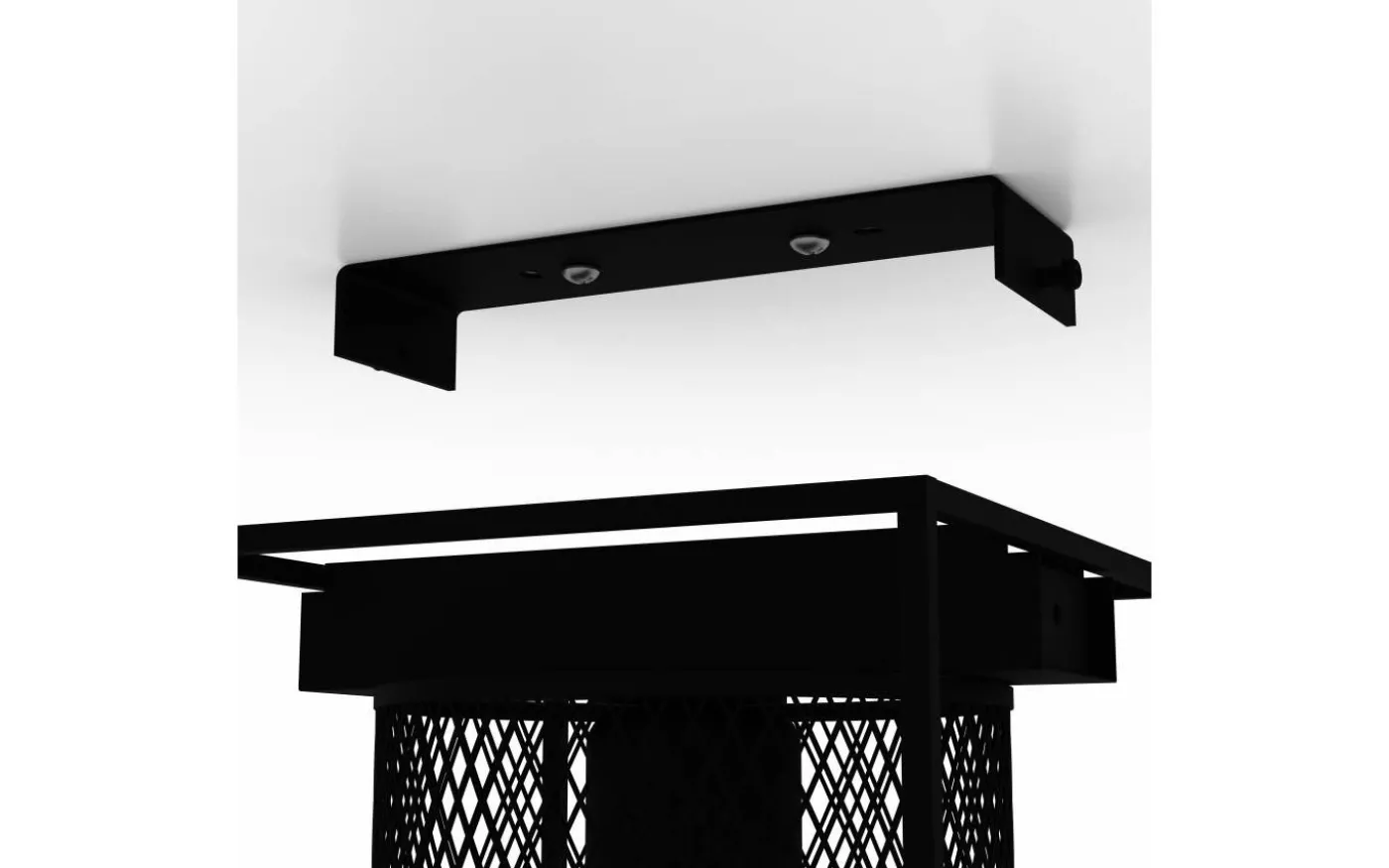 Catterick Plafond 16,5cm Svart