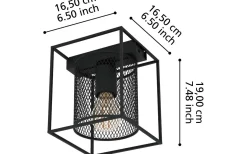 Catterick Plafond 16,5cm Svart