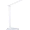 Caupo Skrivbordslampa 32cm LED 3000/5000/6500K 2,1W Vit