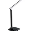 Caupo Skrivbordslampa 32cm LED 3000/5000/6500K 2,1W Svart