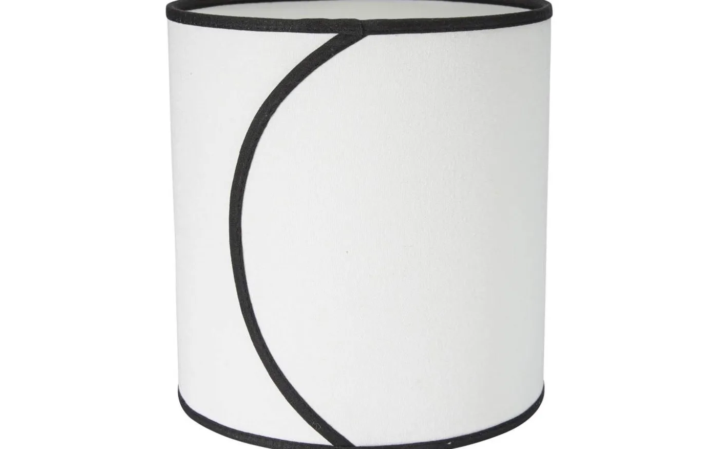Celyn Ava Cylinder Lampskärm Ø25cm Offwhite/Svart