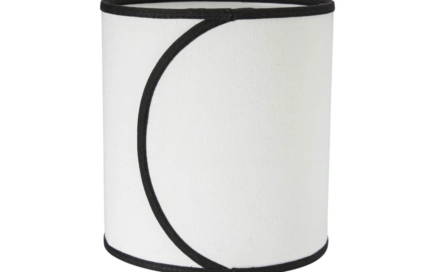 Celyn Ava Cylinder Lampskärm Ø20cm Offwhite/Svart