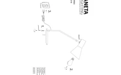 Ceres Skrivbordslampa 46cm Sand