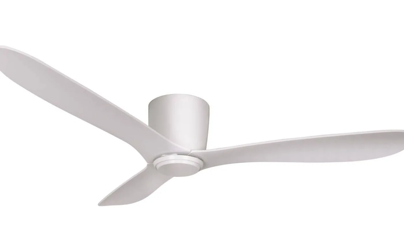 Cetus II 132cm Takfläkt Vit Motor, Vita Blad