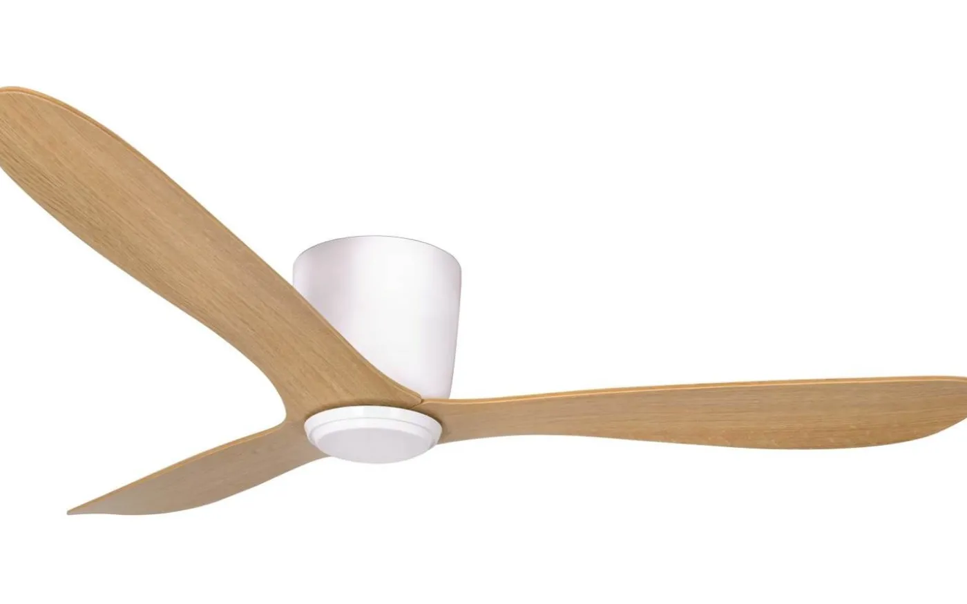 Cetus II 132cm Takfläkt Vit Motor, Ekblad