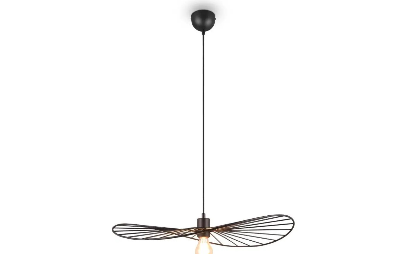 Chapeau Taklampa 60cm E27 mattsvart