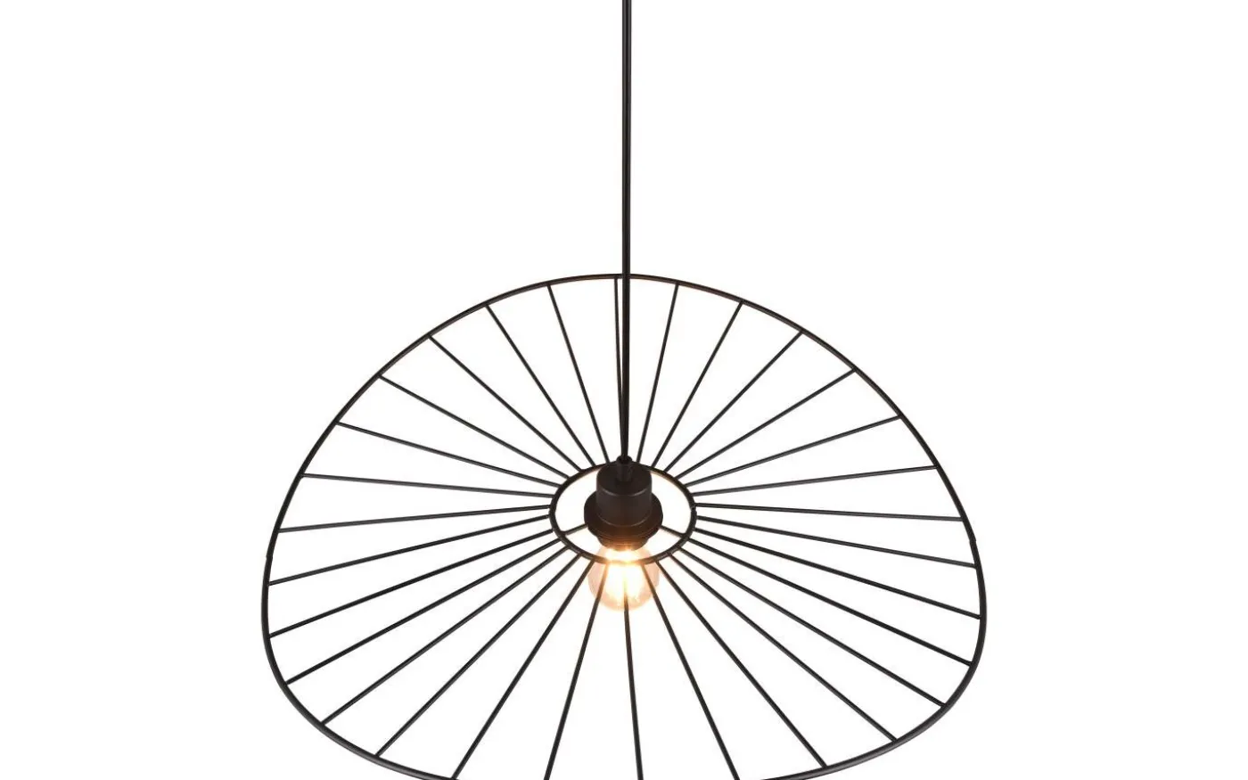 Chapeau Taklampa 60cm E27 mattsvart