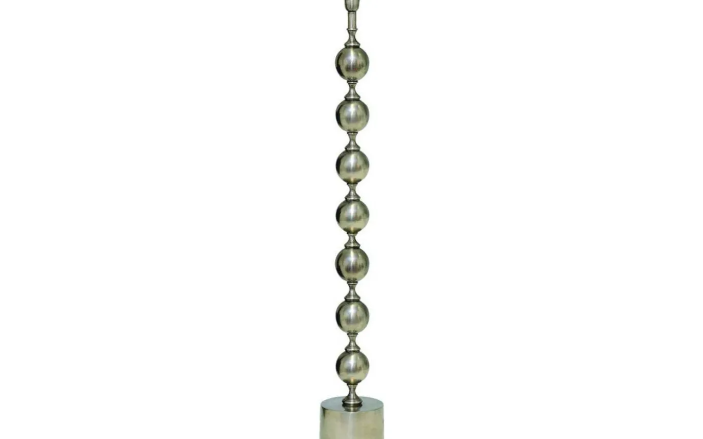 Charlotta Golvfot 132cm Antik Silver