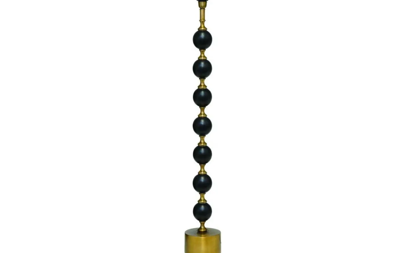 Charlotta Golvfot 132cm Svart/Antik Mässing