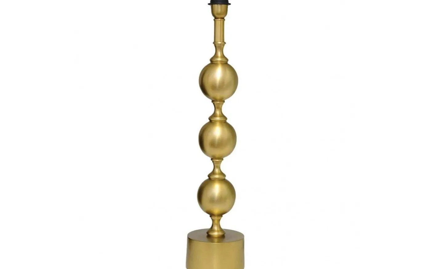 Charlotta Lampfot 66cm Mässing