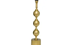 Charlotta Lampfot 60cm Mässing