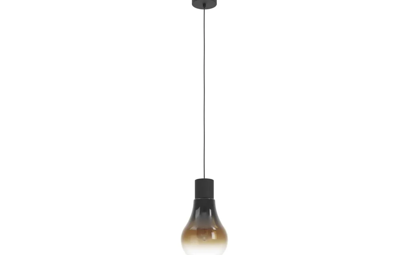 Chasely Fönsterlampa 20cm Svart/Brun Ombré