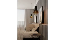 Chasely Fönsterlampa 20cm Svart/Brun Ombré