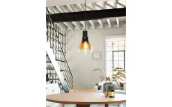 Chasely Fönsterlampa 20cm Svart/Brun Ombré