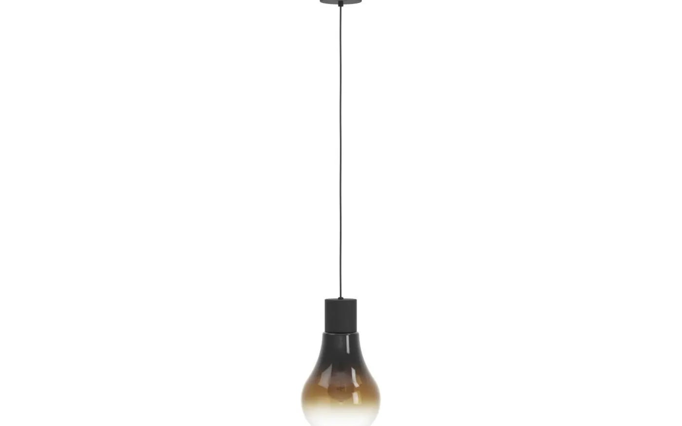 Chasely Fönsterlampa 20cm Svart/Brun Ombré