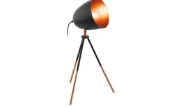 Chester Bordslampa 44cm Svart/Koppar