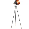Chester Golvlampa 150cm Svart/Koppar