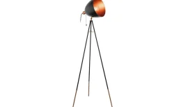 Chester Golvlampa 150cm Svart/Koppar