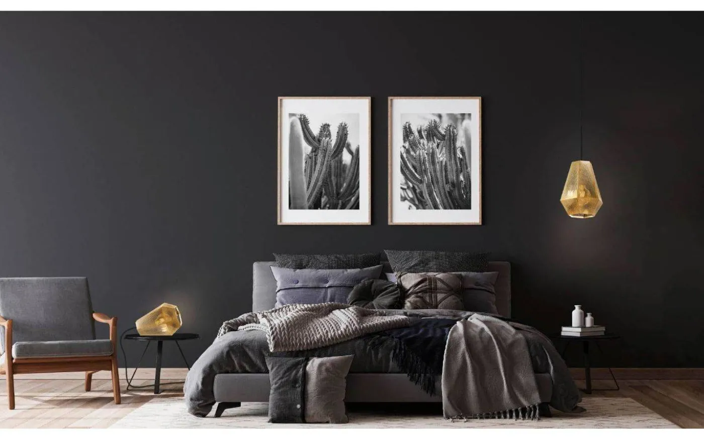 Chiavica Bordslampa 21cm Mässing