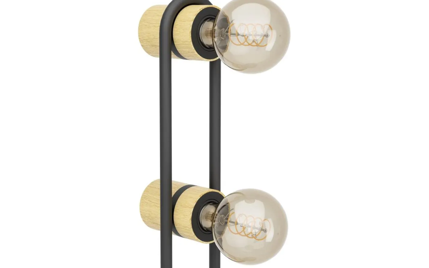 Chieveley Golvlampa 141cm Svart/Trä