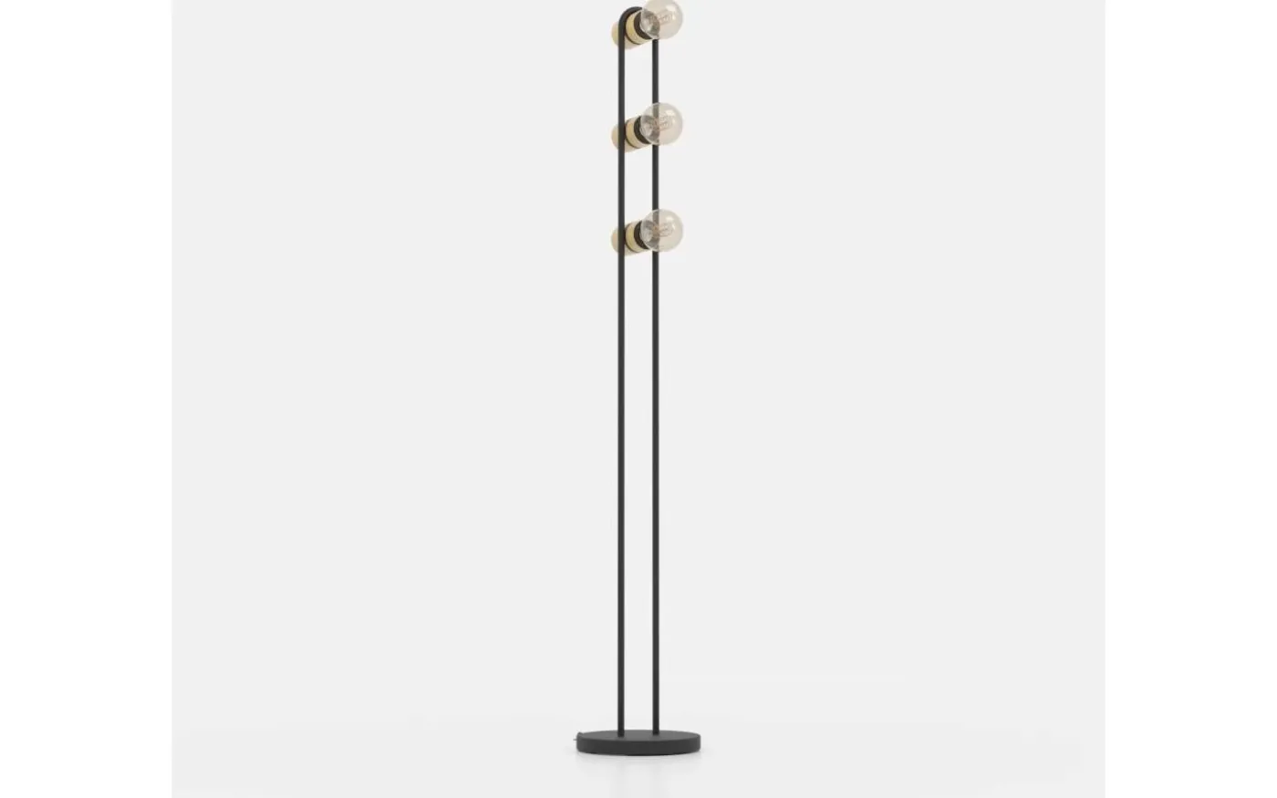 Chieveley Golvlampa 141cm Svart/Trä