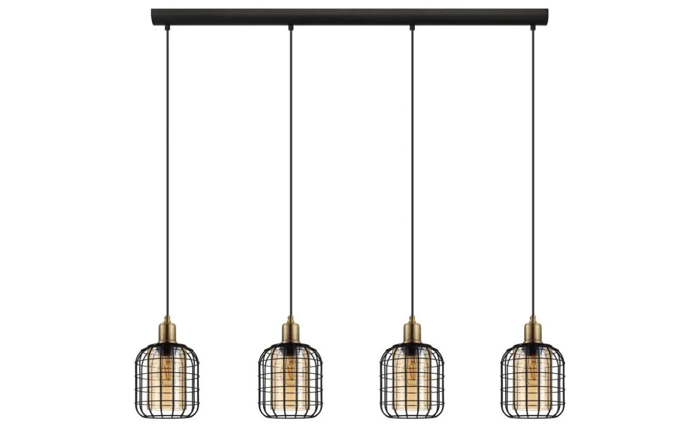 Chisle Taklampa 59cm Svart/Bärnsten