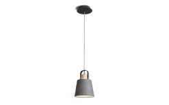 Choupette Fönsterlampa 15cm Grå/Textil/Trä