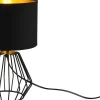 Chuck Bordslampa E14 svart/guld