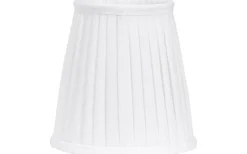 Cia Toppringskärm Ø20cm Plissé Vit