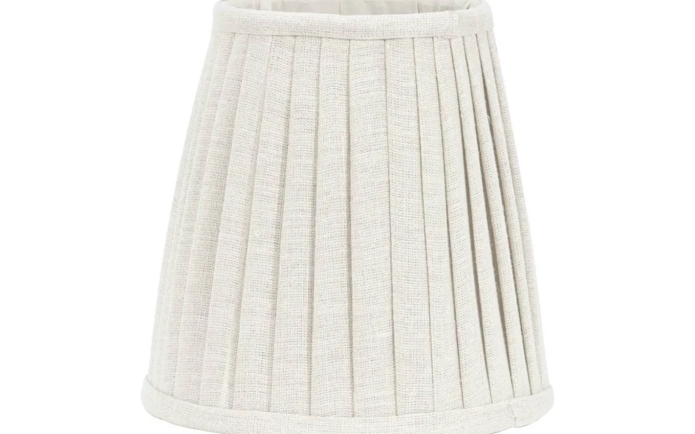 Cia Toppringskärm Ø20cm Plissé Offwhite