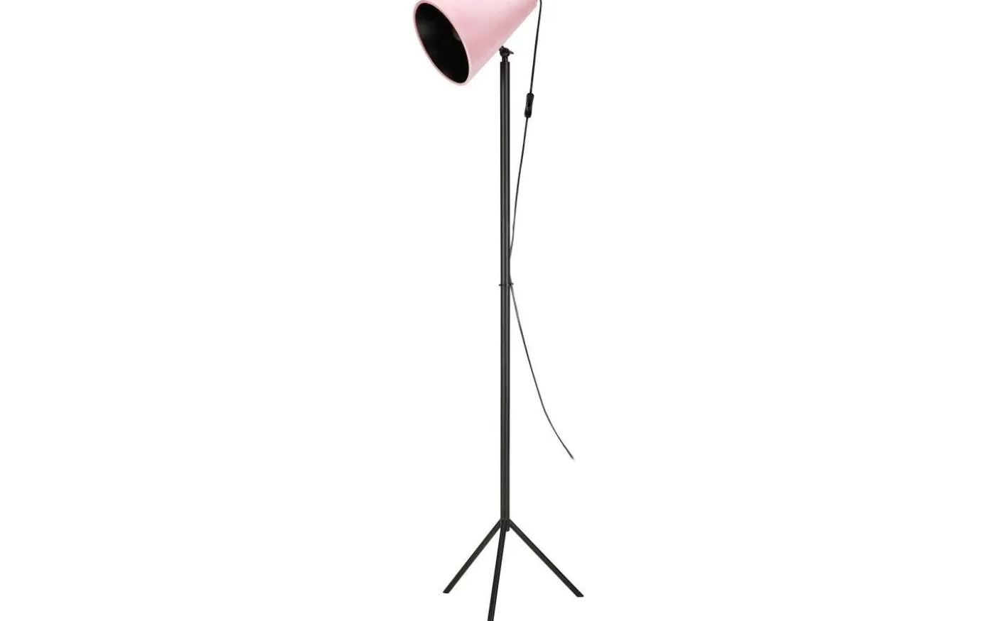 Cilla Golvlampa 150cm Svart/Rosa