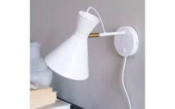 Cindy Vägglampa Matt Vit