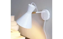 Cindy Vägglampa Matt Vit