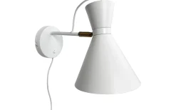 Cindy Vägglampa Matt Vit