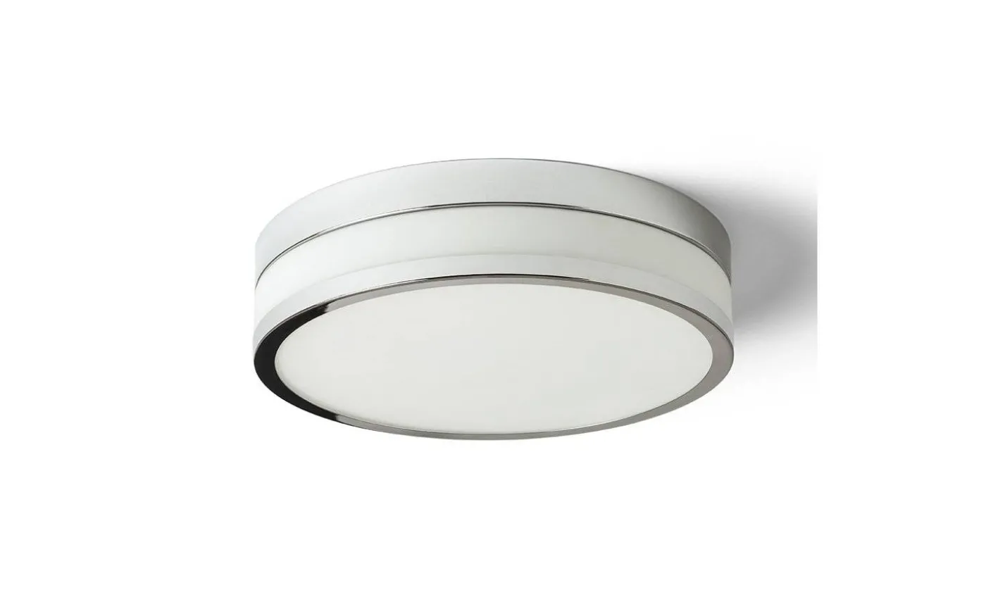 Cira Plafond 35cm Krom/Opal 24W LED 3000K IP44