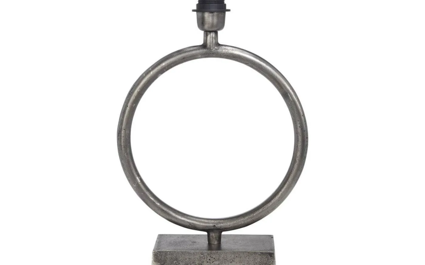Circle Lampfot 43cm Råsilver