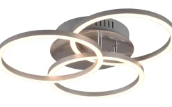 Circle Plafond LED i borstat stål