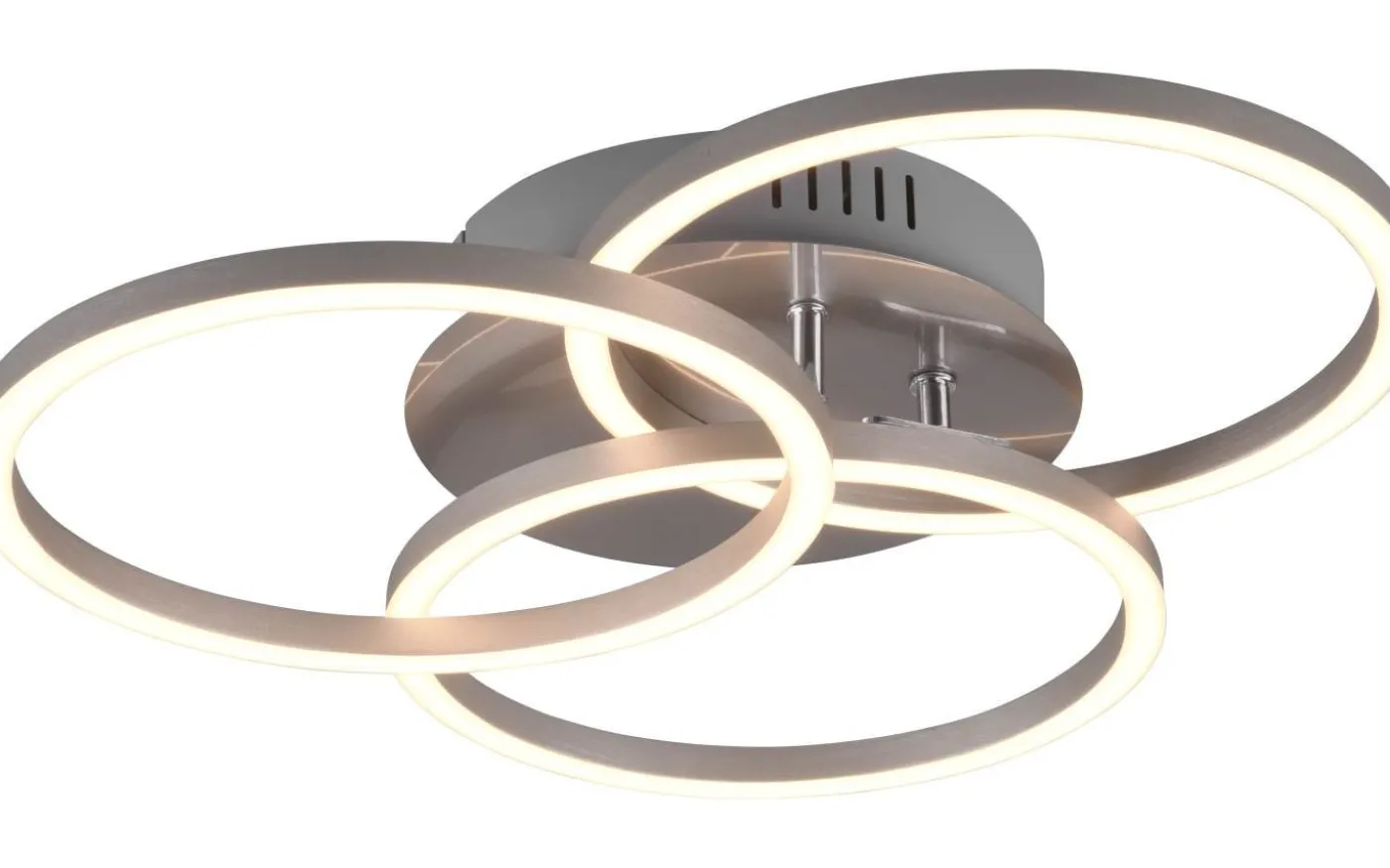 Circle Plafond LED i borstat stål