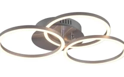 Circle Plafond LED i borstat stål