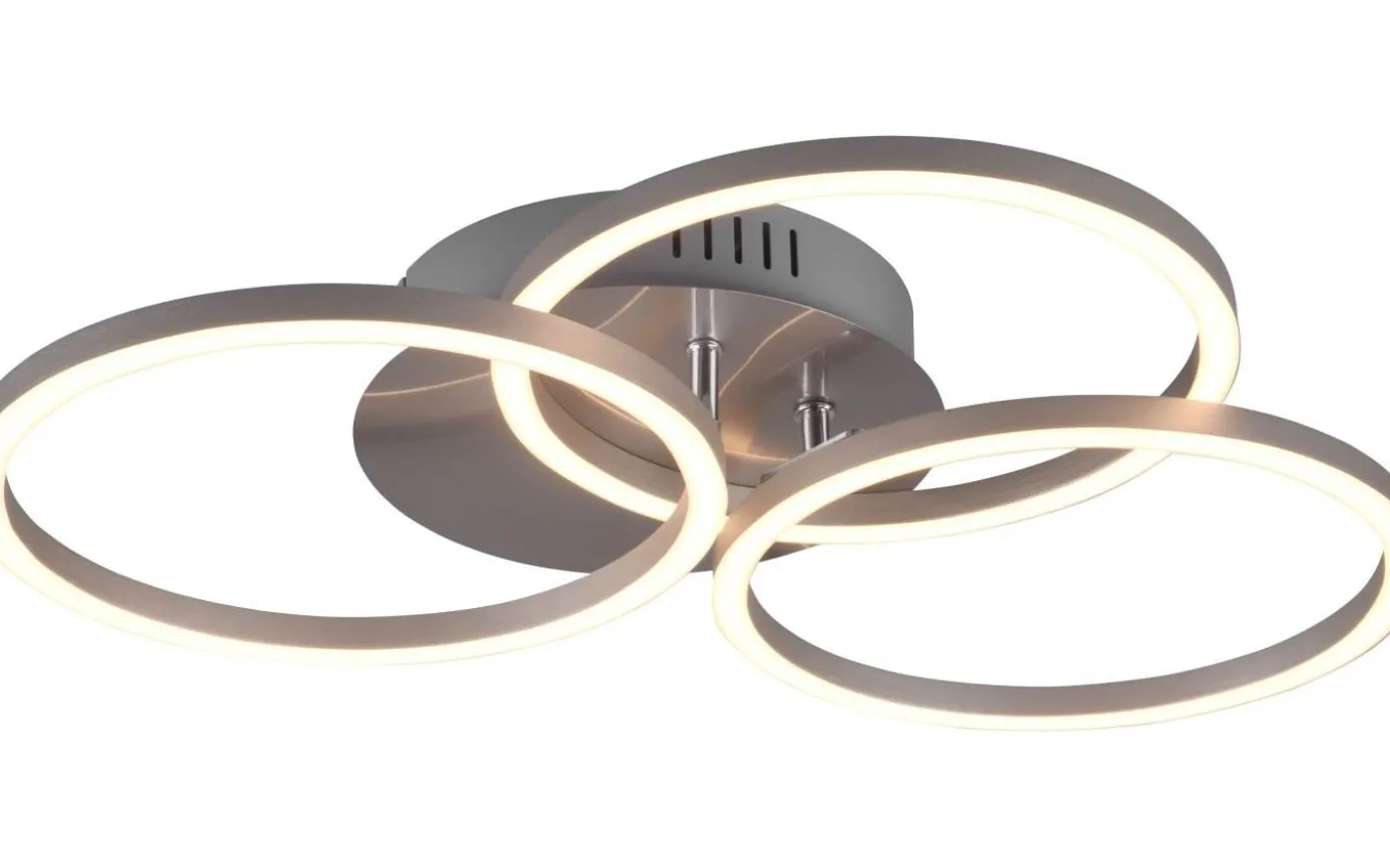 Circle Plafond LED i borstat stål