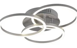 Circle Plafond LED i borstat stål