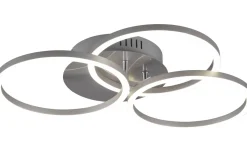 Circle Plafond LED i borstat stål