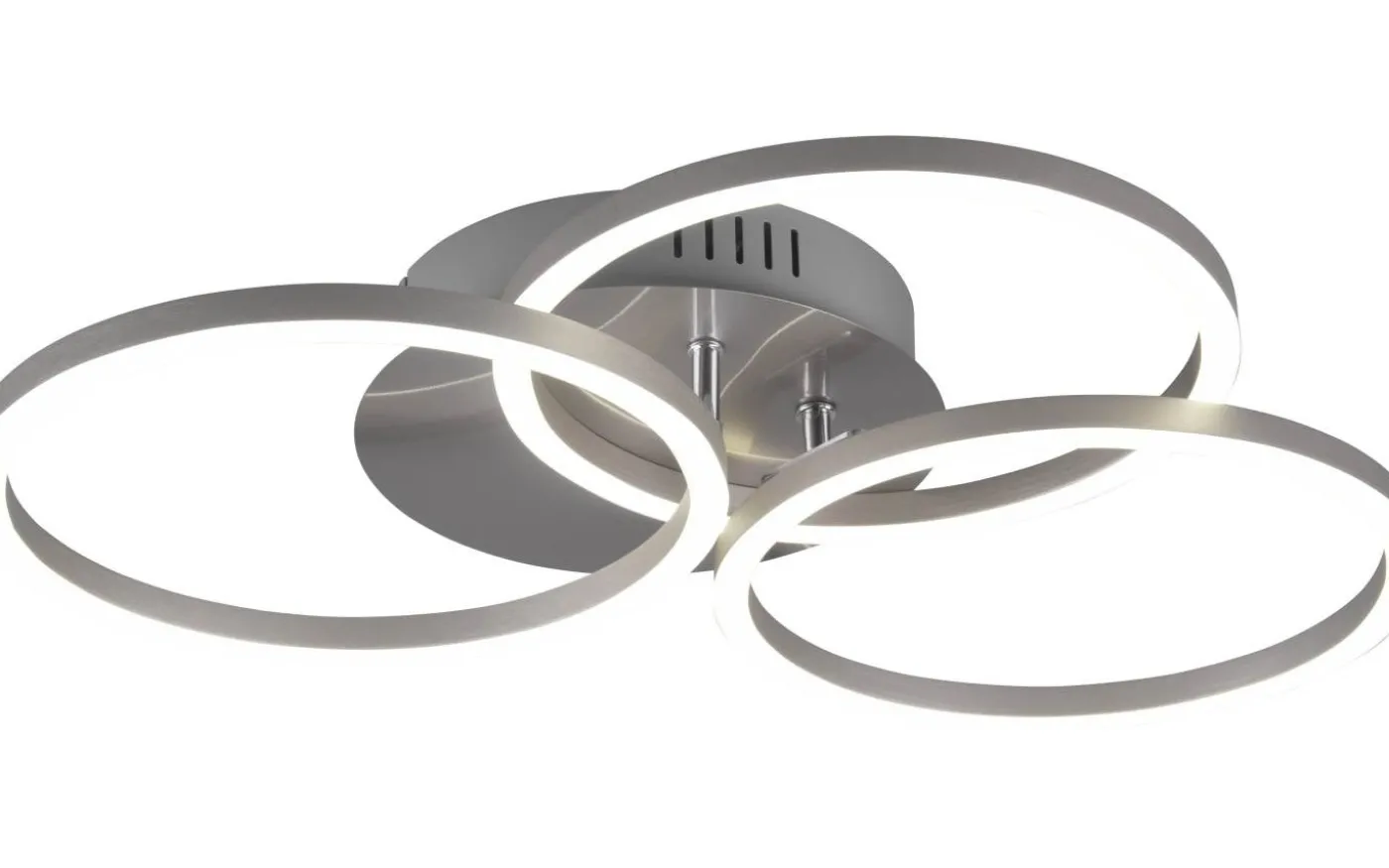 Circle Plafond LED i borstat stål