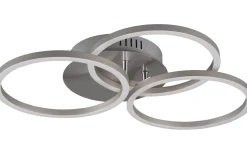 Circle Plafond LED i borstat stål