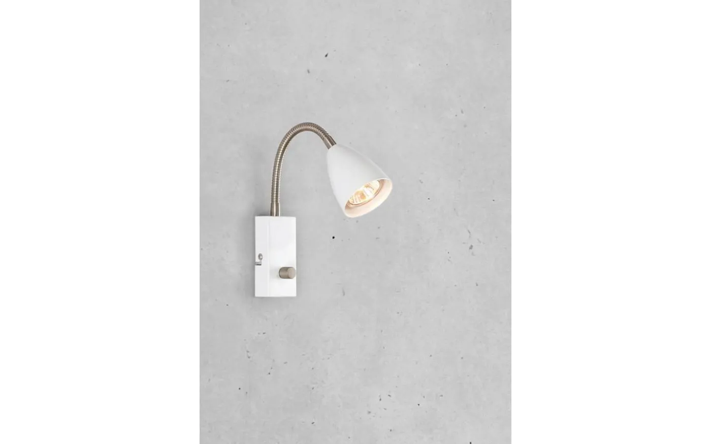 Ciro Vägglampa Flex Vit/Stål