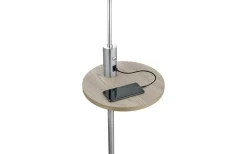 Claas Golvlampa E27 borstat stål