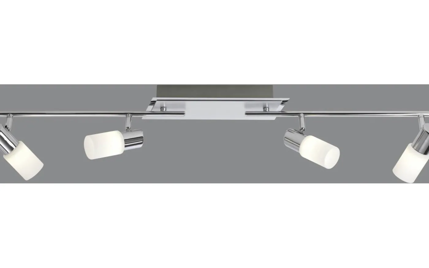 Clapton Spotlight LED 4-delad krom