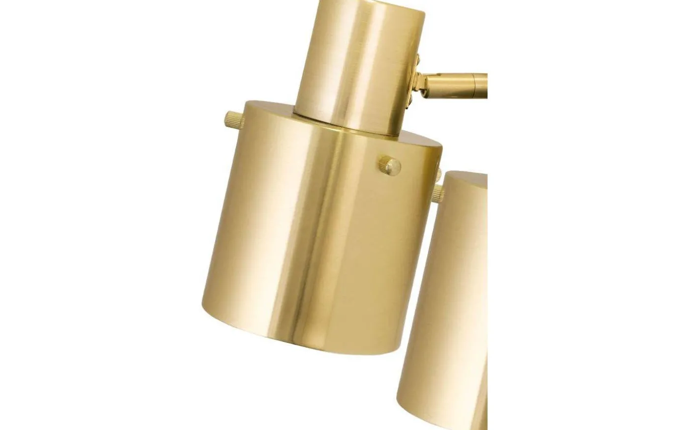 Clark Vägglampa 2L 36cm Borstad Mässing