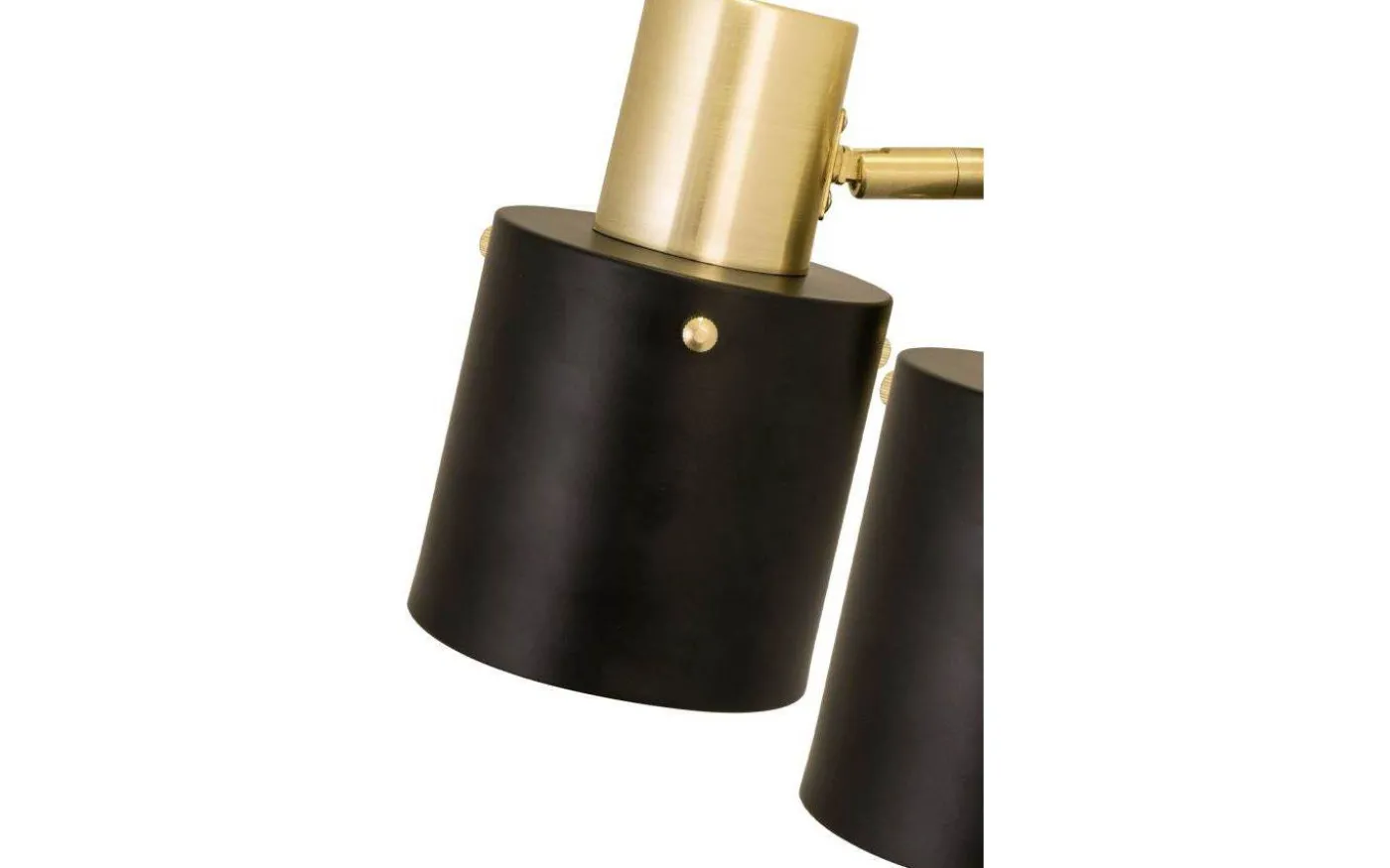 Clark Vägglampa 2L 36cm Svart/Borstad Mässing