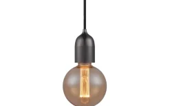 Classic Pendel Med E27-Sockel Gun Black